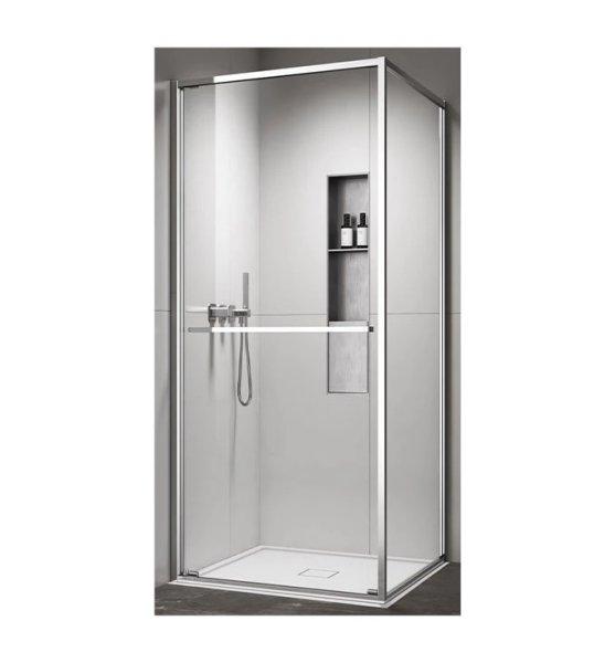 COPEN ATLAS PRO zuhanykabin 1V 900x900x2000 mm, króm, 6 mm víztiszta