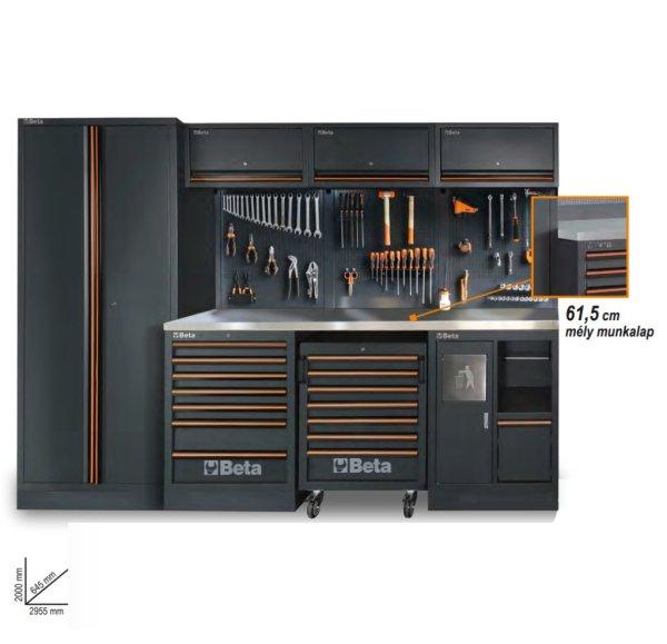 Beta C45PRO 2.0 X/268UT műhelyberendezés 268 részes Beta Worker
szerszámkészlettel
