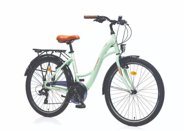 Corelli Glowie 26 könnyűvázas női trekking kerékpár 44 cm Menta