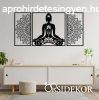 3 rszes Buddha Mandala falikp fbl