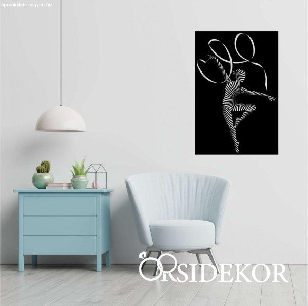 Design táncoslány falikép fából