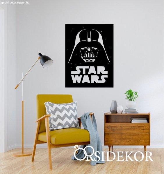 Star Wars / Dart Wader falikép fából