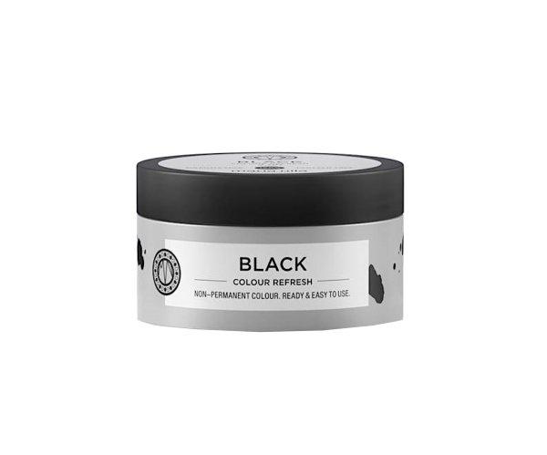 Maria Nila Gyengéd tápláló maszk tartós színpigmentek nélkül Black
(Colour Refresh Mask) 100 ml