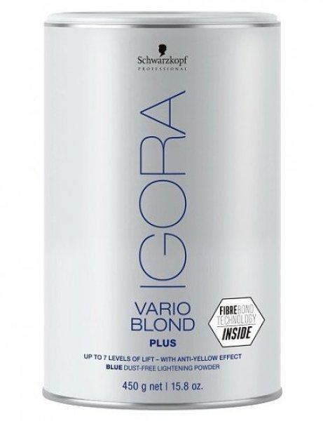 Schwarzkopf Professional Kék világosító púder IG Vario Blond Light Plus
(Powder) 450 g