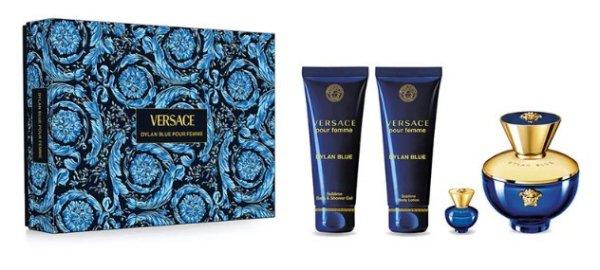 Versace Pour Femme Dylan Blue - EDP 100 ml + testápoló 100 ml + tusfürdő 100
ml + EDP 5 ml