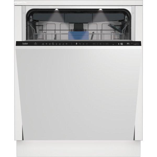 Beko BDIN38550C teljesen beépíthető mosogatógép CornerIntense™ szórókar
60cm