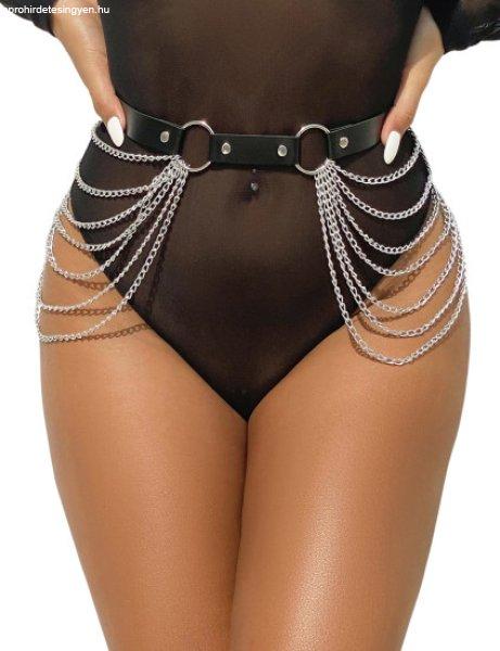 All-match trend metal tassel dark punk chain belt