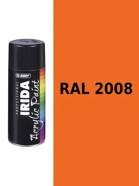 HB Body Irida Akril Festékspray RAL 2008 Narancs 400 ml