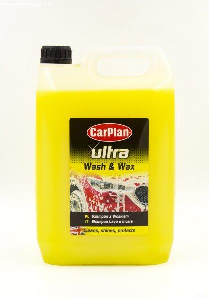 Autósampon, viaszos 5 liter, CarPlan Ultra Wash & Wax 
