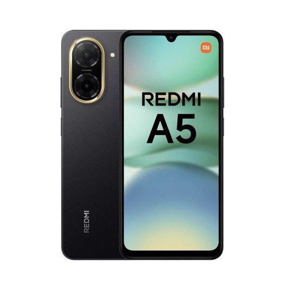 Xiaomi Redmi A5 3/64GB Dual SIM kártyafüggetlen érintős mobiltelefon,
fekete, 6.88 inch