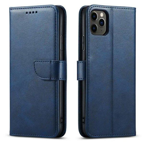 Marva Wallet Samsung A366 / A566 Galaxy A36 / A56 5G oldalra nyíló ökobőr
könyvtok szilikon belsővel kék