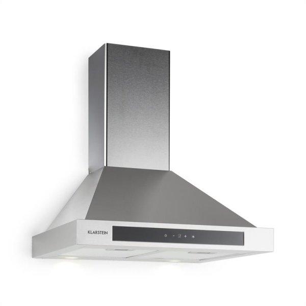 Klarstein Zelda 60, páraelszívó, 60 cm, 620 m³/ó, érintőképernyős,
időzítő, nemesacél