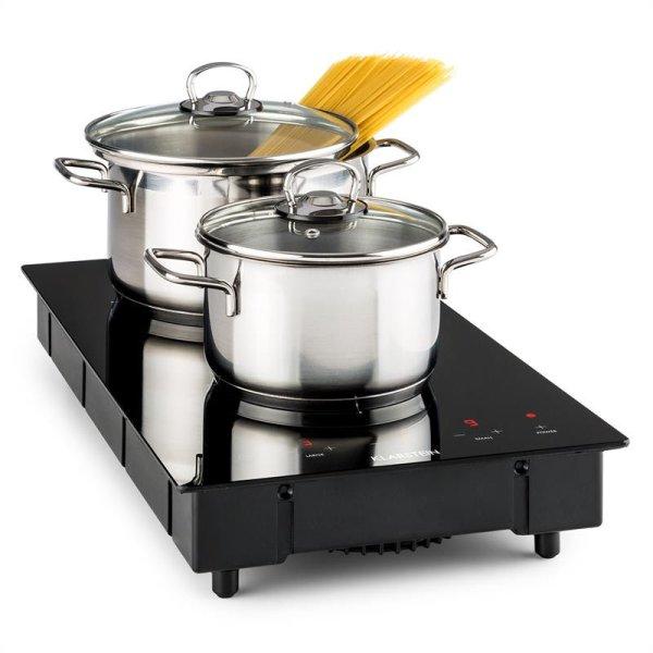 Klarstein VariCook Domino, indukciós főzőlap, 2 főzőlap, 3000 W