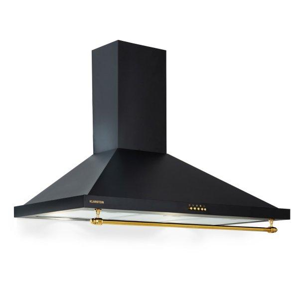 Klarstein Montblanc 90, páraelszívó, 610 m³/ó, 165 W, 2 x 1,5 W, LED,
díszléc