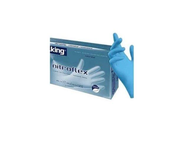 Nitroflex nitril kesztyű, púdermentes, 100 darab