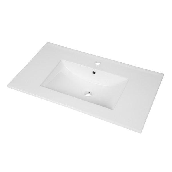 Welland Formia-80 fürdőszobabútorra szerelhető mosdókagyló - 81 x 46 cm