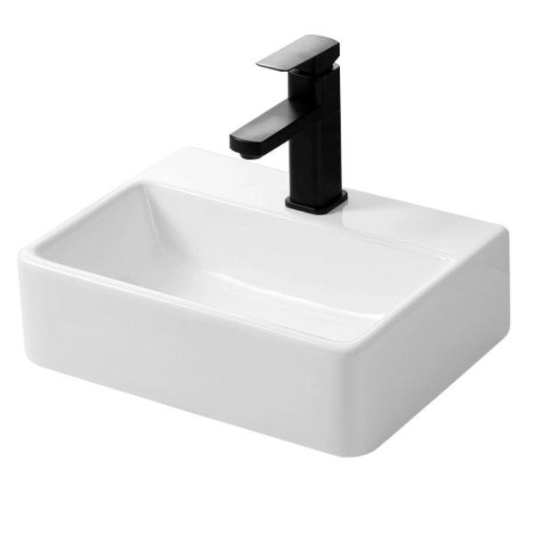 Welland Y9287 falra / pultra szerelhető mosdókagyló - 40 x 29 cm
