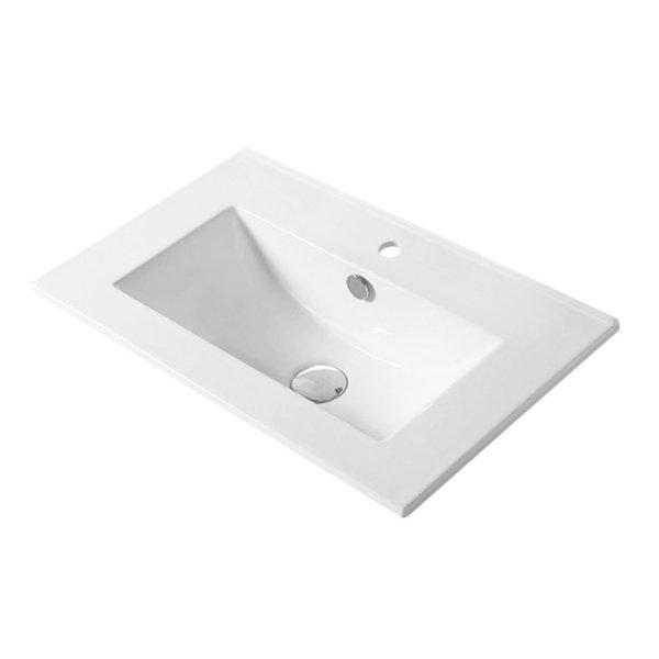 Welland Formia-50-36 fürdőszobabútorra szerelhető mosdókagyló - 51 x 36 cm
