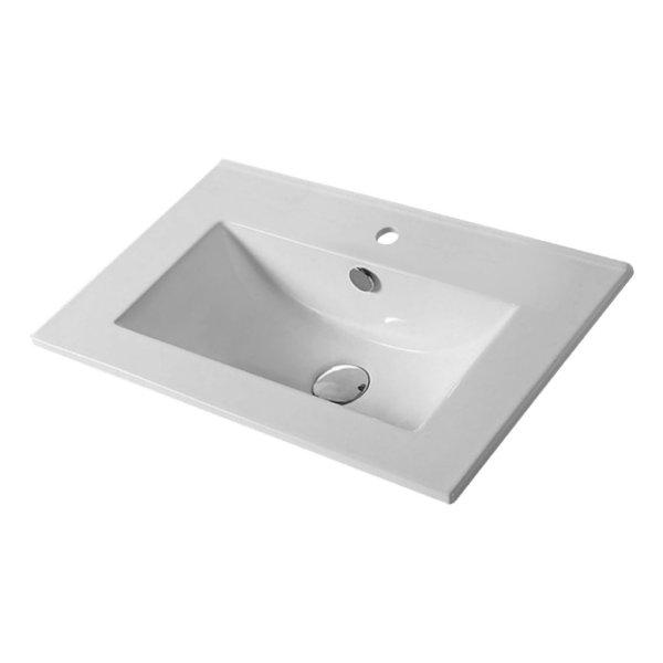 Welland Formia-60-36 fürdőszobabútorra szerelhető mosdókagyló - 61 x 36 cm