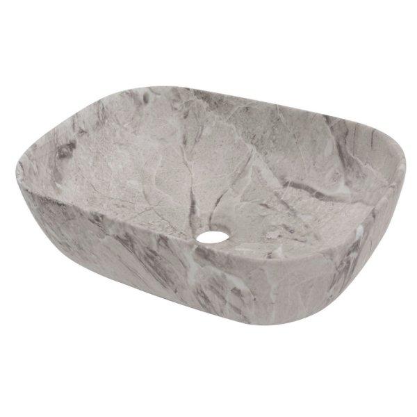 Welland Rio pultra építhető mosdókagyló - 46 x 32 cm (márvány)