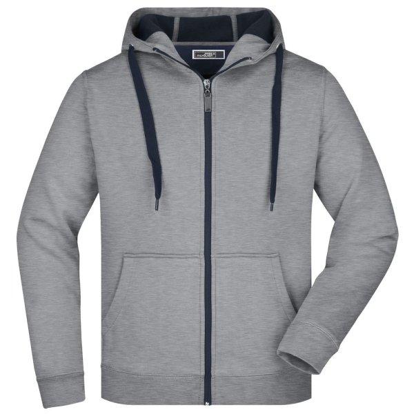 James & Nicholson (Daiber) Férfi kétszínű felső JN355 - Sportos szürke /
sötétkék | 2XL