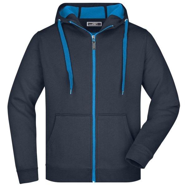 James & Nicholson (Daiber) Férfi kétszínű felső JN355 - Sötétkék / aqua
| 2XL