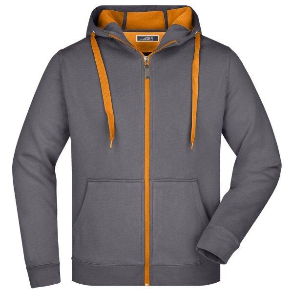 James & Nicholson (Daiber) Férfi kétszínű felső JN355 - Sötétszürke /
narancssárga | 2XL