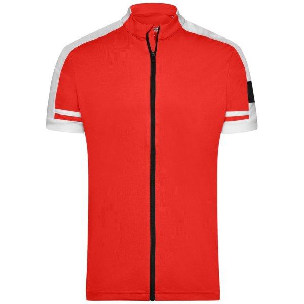 James & Nicholson (Daiber) Férfi kerékpáros póló JN454 - Piros | 2XL