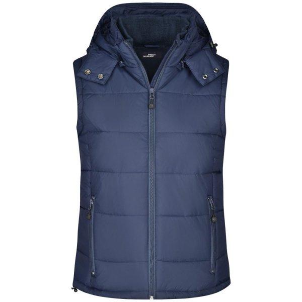 James & Nicholson (Daiber) Női téli kapucnis mellény JN1005 - Sötétkék |
2XL