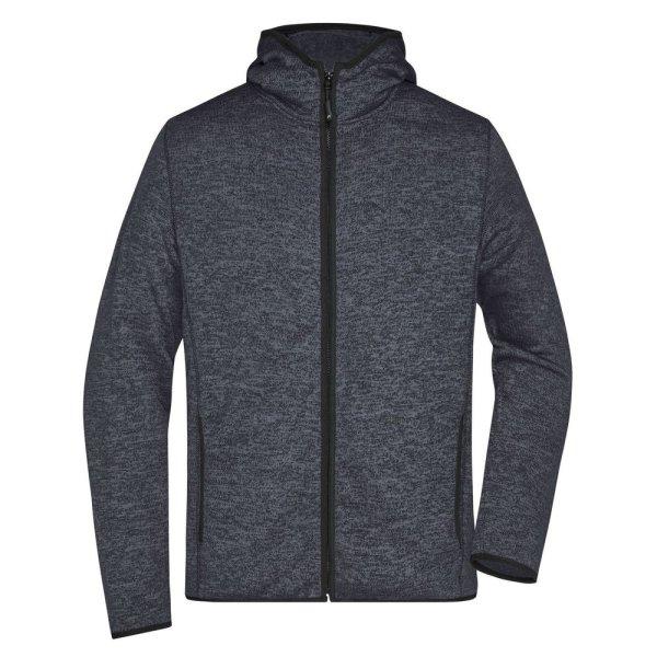 James & Nicholson (Daiber) Férfi kapucnis cipzáros felső JN589 - Sötét
melírozott / fekete | 3XL