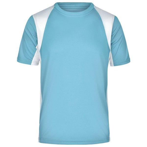 James & Nicholson (Daiber) Férfi sportos rövid ujjú póló JN306 -
Óceánkék / fehér | 2XL