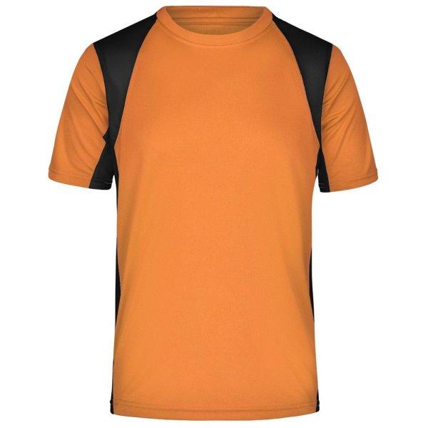 James & Nicholson (Daiber) Férfi sportos rövid ujjú póló JN306 -
Narancssárga / fekete | 2XL