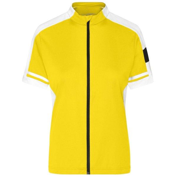 James & Nicholson (Daiber) Női kerékpáros póló JN453 - Napsárga | 2XL