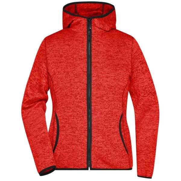 James & Nicholson (Daiber) Női cipzáros kapucnis felső JN588 - Piros
melírozott / fekete | 2XL