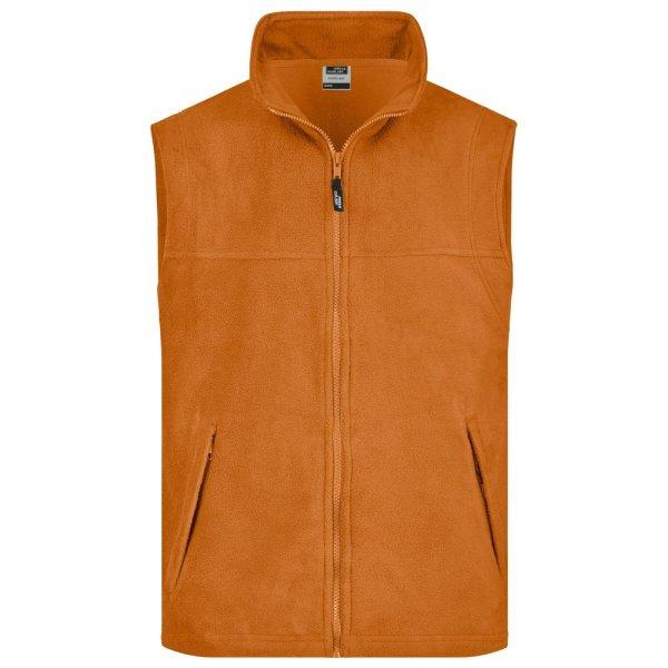 James & Nicholson (Daiber) Férfi fleece mellény JN045 - Narancssárga | 3XL