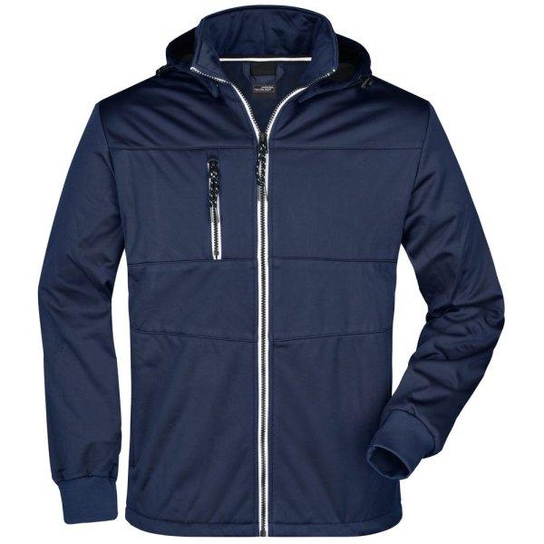 James & Nicholson (Daiber) Férfi sportos softshell kabát JN1078 - Sötétkék
/ sötétkék / fehér | 3XL
