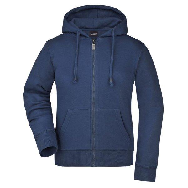 James & Nicholson (Daiber) Női cipzáros kapucnis felső JN053 - Sötétkék |
2XL