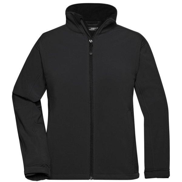 James & Nicholson (Daiber) Női softshell kabát JN137 - Fekete | 2XL