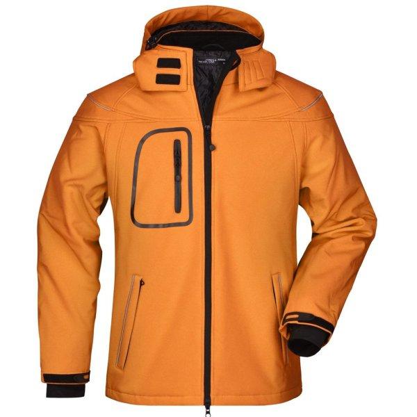 James & Nicholson (Daiber) Férfi téli softshell kabát JN1000 - Narancssárga
| 2XL