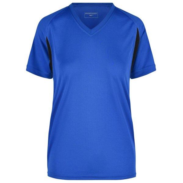 James & Nicholson (Daiber) Női sportos rövid ujjú póló JN316 - Királykék
/ fekete | 2XL
