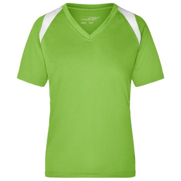 James & Nicholson (Daiber) Női rövid ujjú futó póló JN396 - Limezöld /
fehér | 2XL