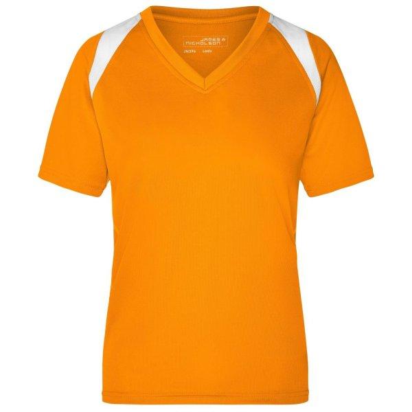 James & Nicholson (Daiber) Női rövid ujjú futó póló JN396 - Narancssárga
/ fehér | 2XL