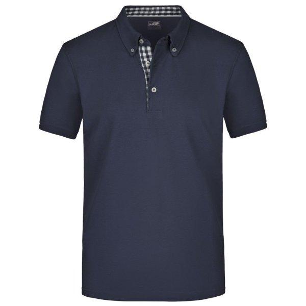 James & Nicholson (Daiber) Elegáns férfi galléros póló JN964 - Sötétkék
/ sötétkék / fehér | 3XL