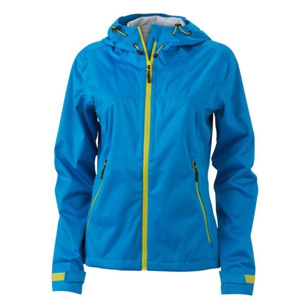 James & Nicholson (Daiber) Női softshell kapucnis kabát JN1097 - Aqua /
sárgászöld | 2XL