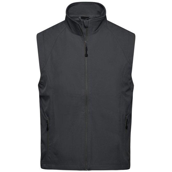 James & Nicholson (Daiber) Férfi softshell mellény JN1022 - Fekete | 2XL