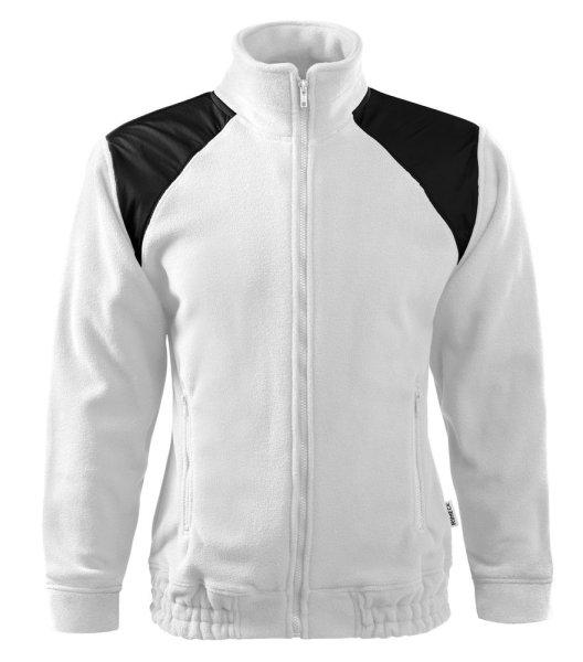 MALFINI Fleece felső Jacket Hi-Q - Fehér | 2XL