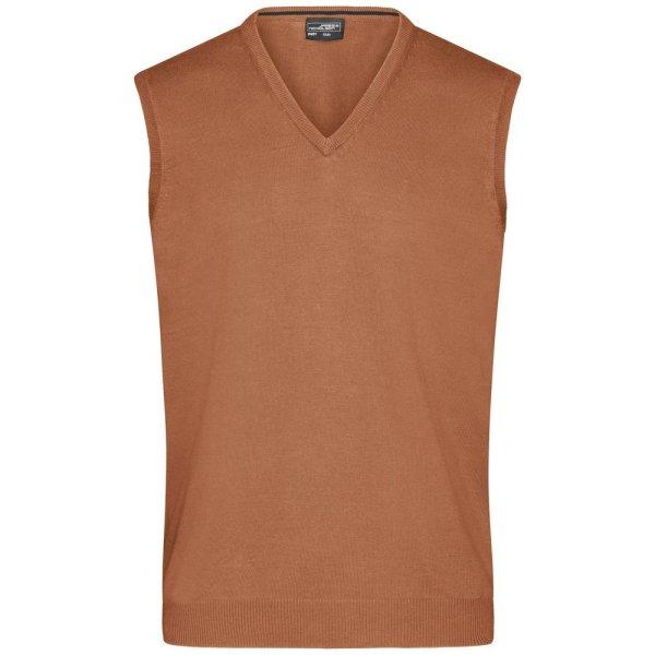 James & Nicholson (Daiber) Férfi ujjatlan felső JN657 - Camel | 3XL