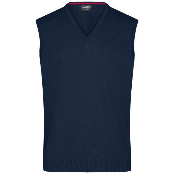 James & Nicholson (Daiber) Férfi ujjatlan felső JN657 - Sötétkék | 3XL