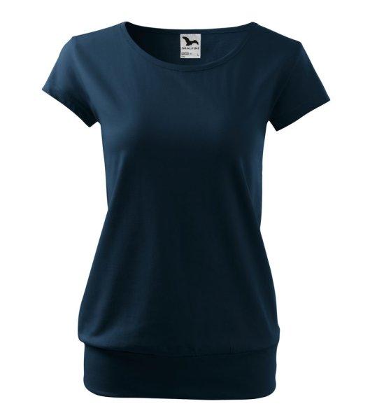 MALFINI City Női póló - Tengerészkék | 2XL