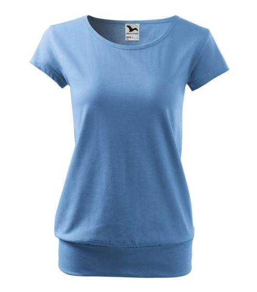 MALFINI City Női póló - Égszínkék | 2XL